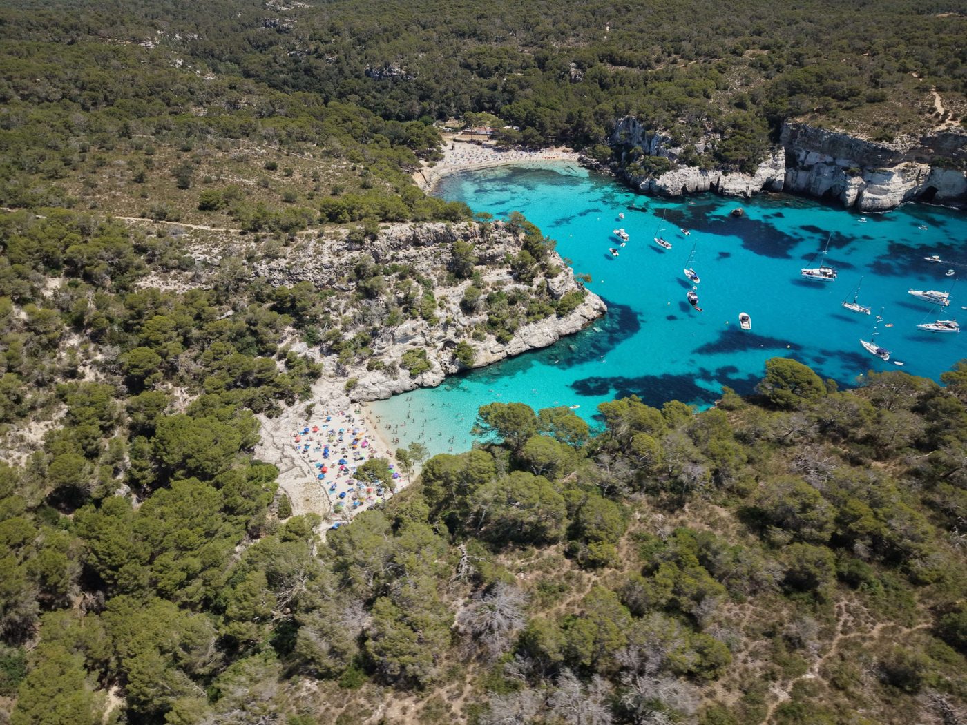 Cala Macarella, en Menorca